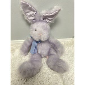 Russ Purple Lavender Bunny Rabbit Plush Stuffed Animal MENNINGTON 17" VTG